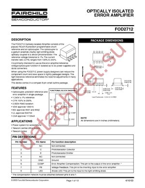 FOD2712 datasheet  